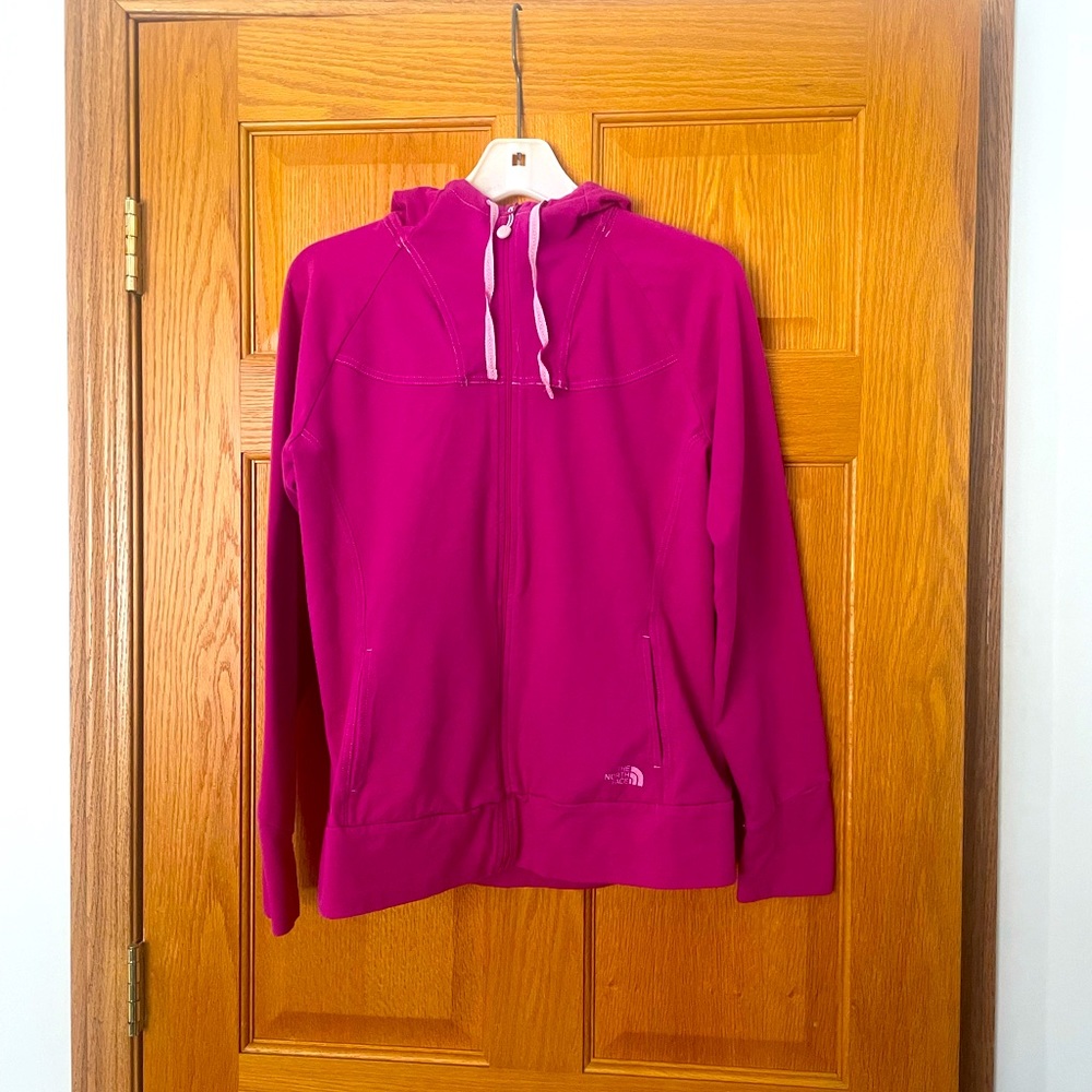 North face zip up hoodie